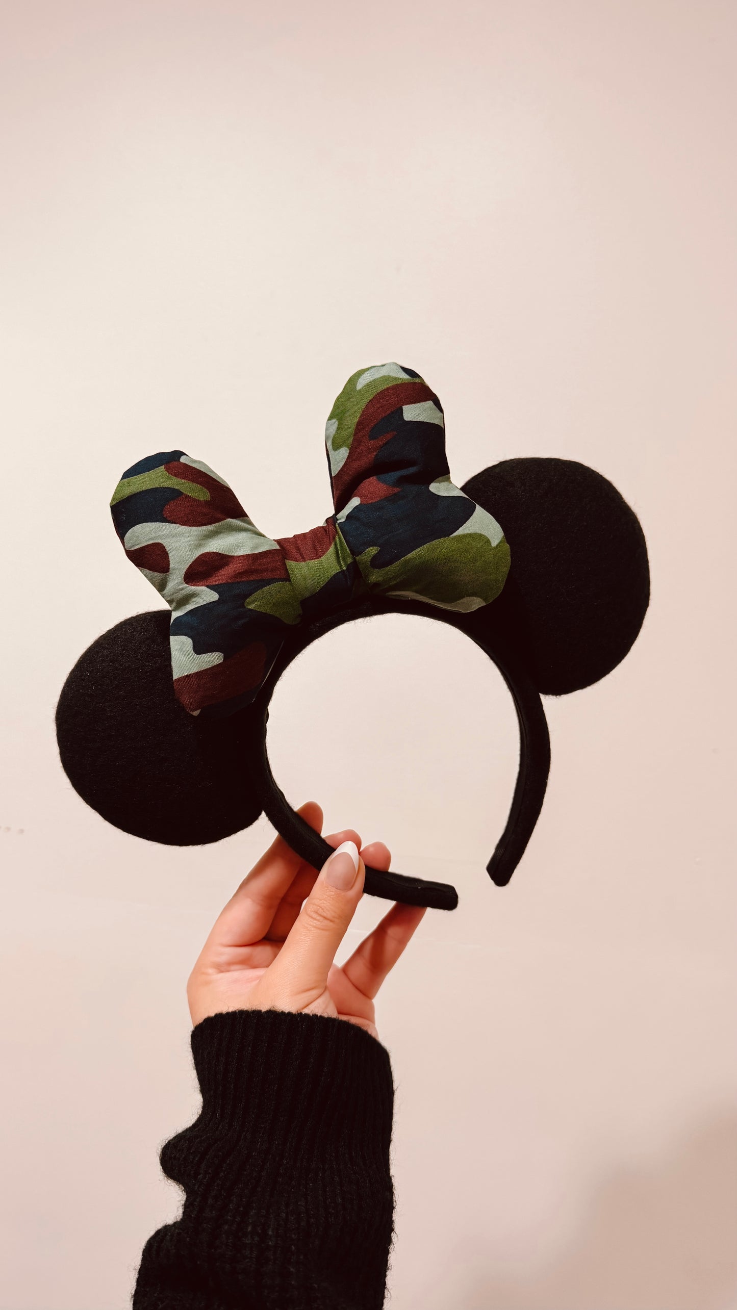 The Camo Ears (Darker Bow)