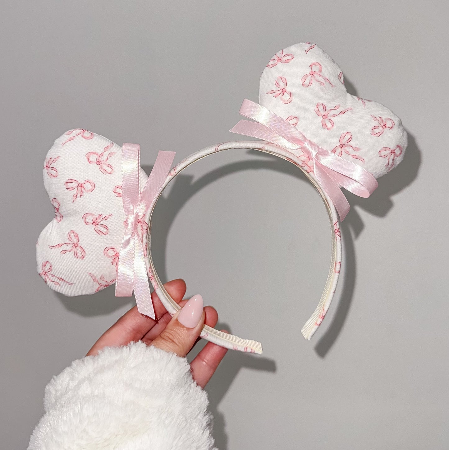 Rosy Ribbon Ears