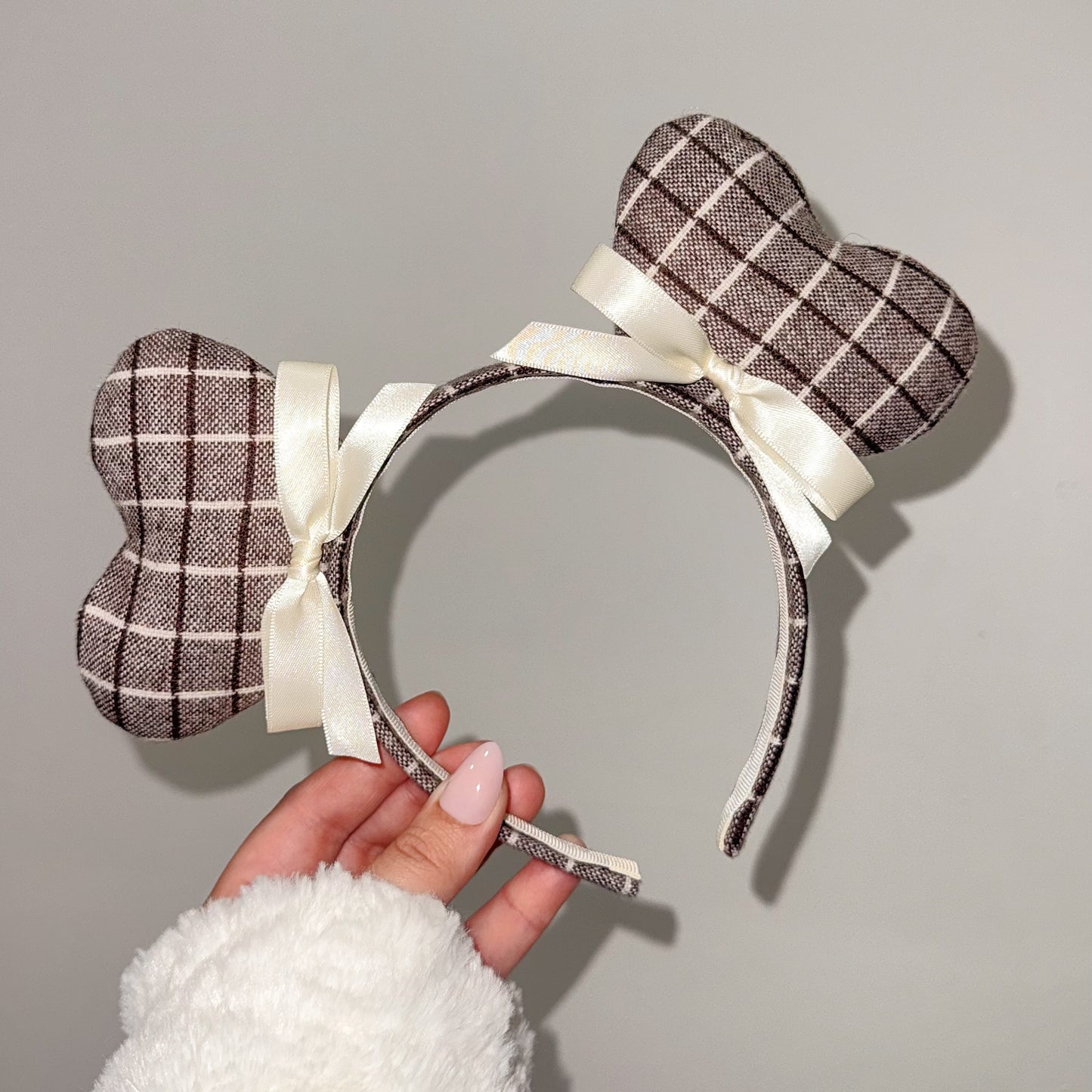 Cocoa Plaid Ears