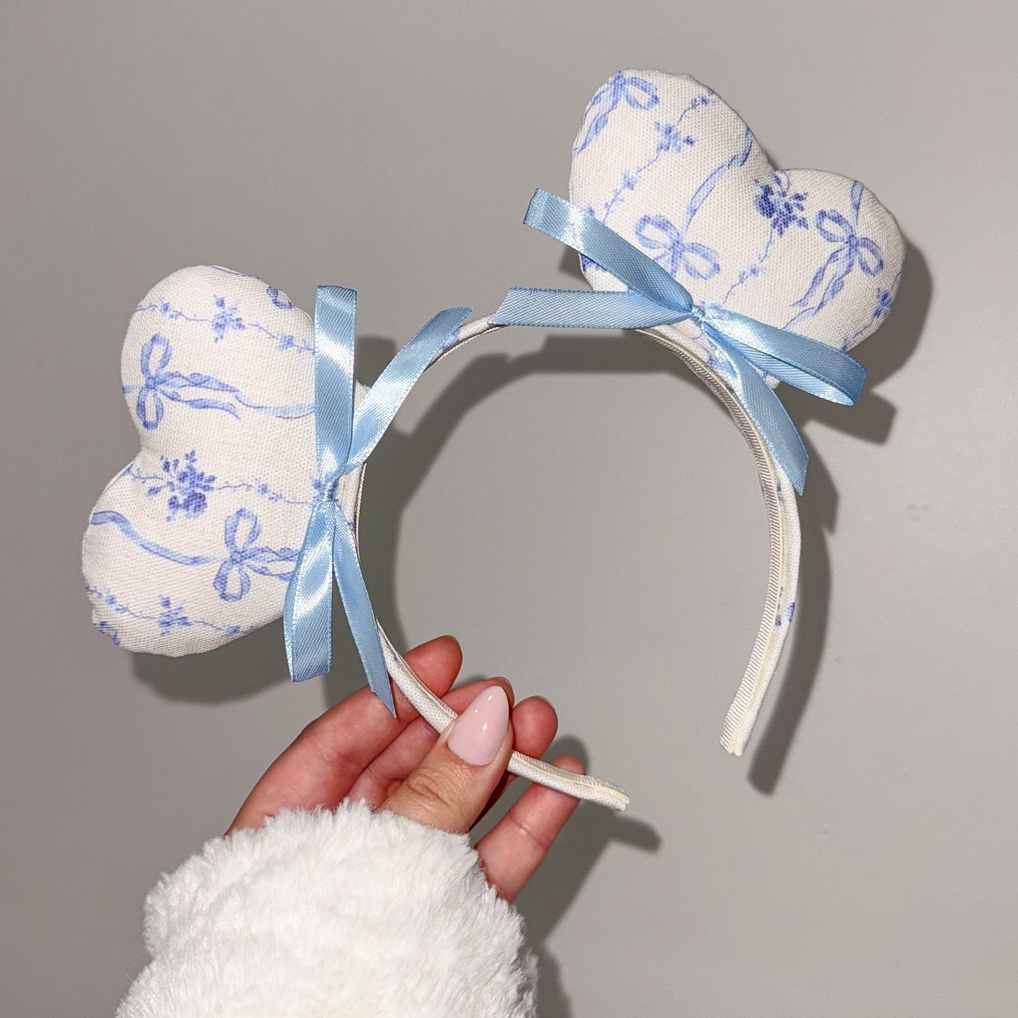 Blue Bow Ears