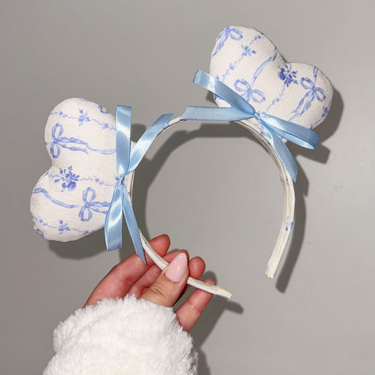 Blue Bow Ears
