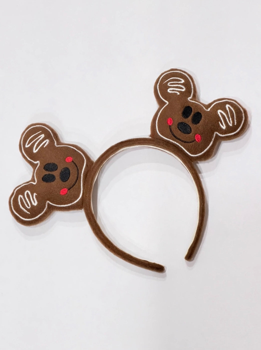 Mick Mouse Gingerbread Ears (Red, No Bow)