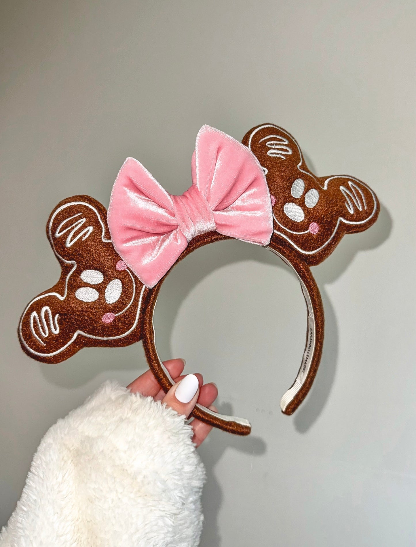 Mick Mouse Gingerbread Ears in Pink (Pre-Order)