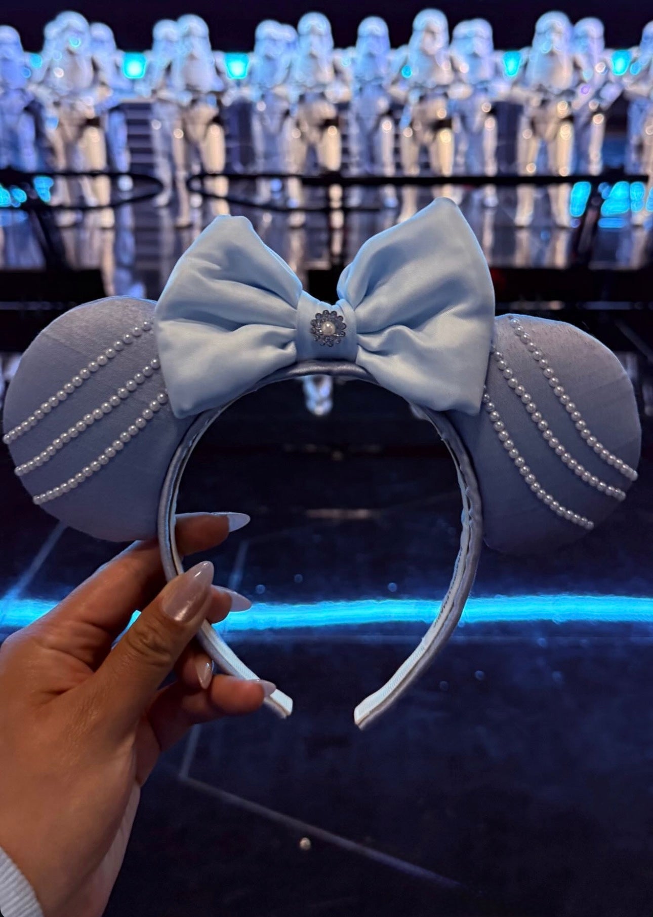 Pearl Blue Luxe Ears (SHIPS OUT JULY 31st)