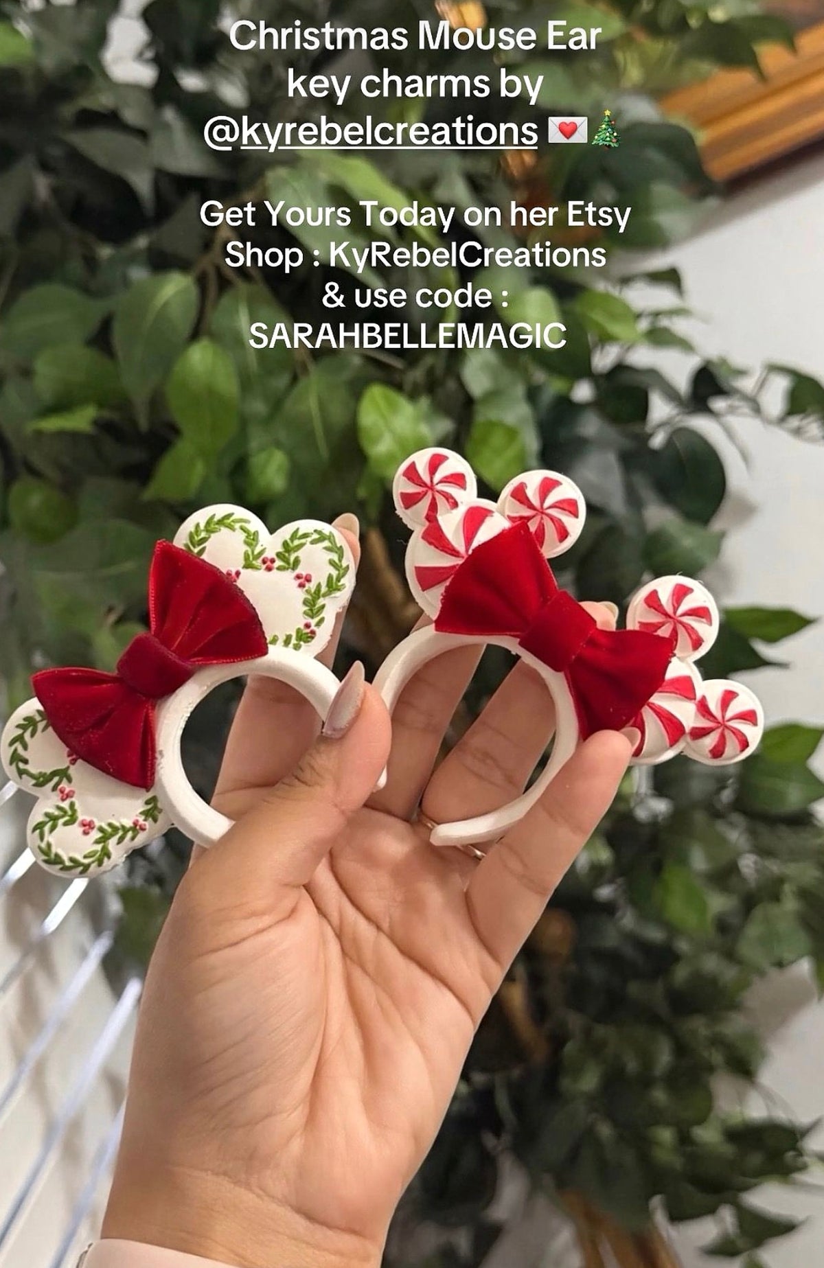 Peppermint Candy Swirl Ears (Pre-Order)