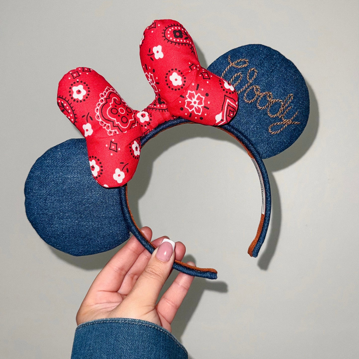 Sheriff Cowboy Denim Ears